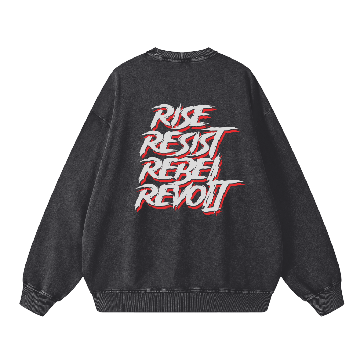 Snow Washed Oversized Sweatshirt