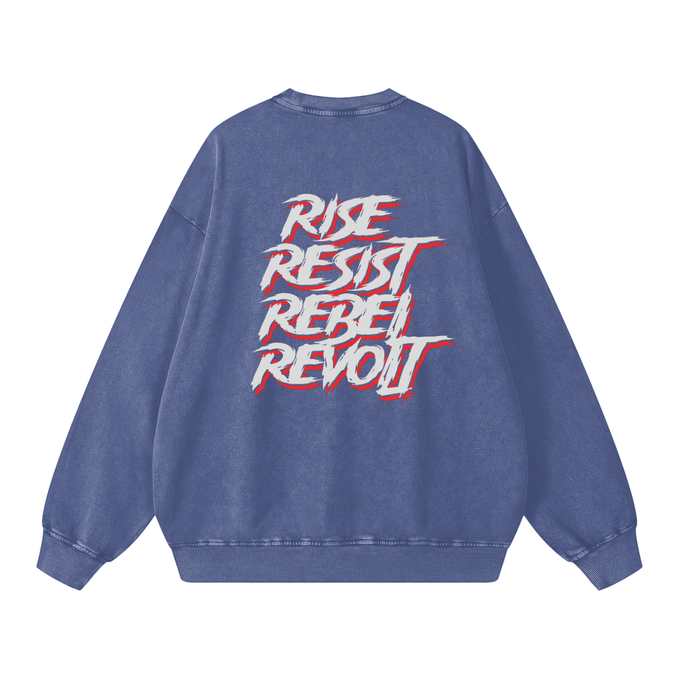 Snow Washed Oversized Sweatshirt