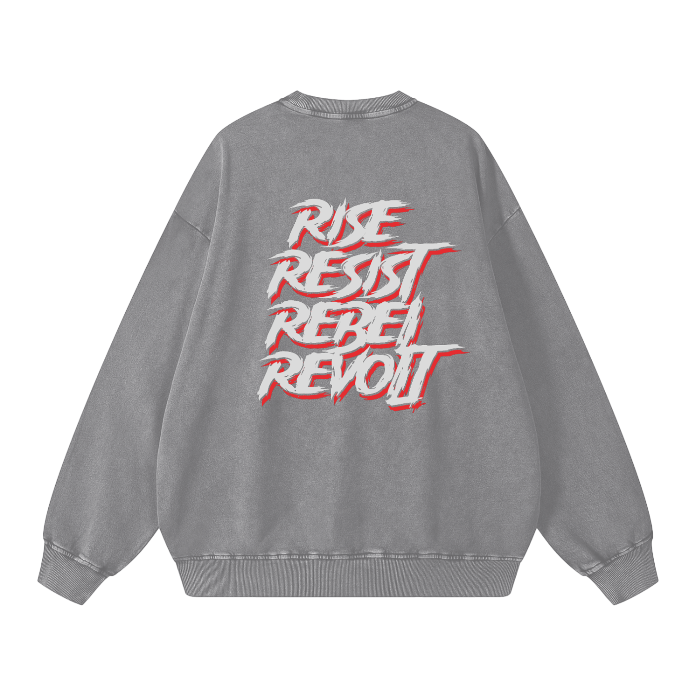 Snow Washed Oversized Sweatshirt